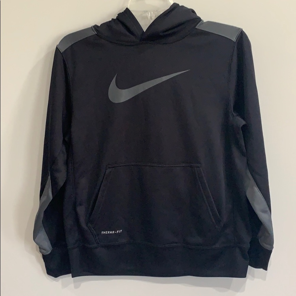 💥Nike Therma Fit Black and Gray Hoodie
